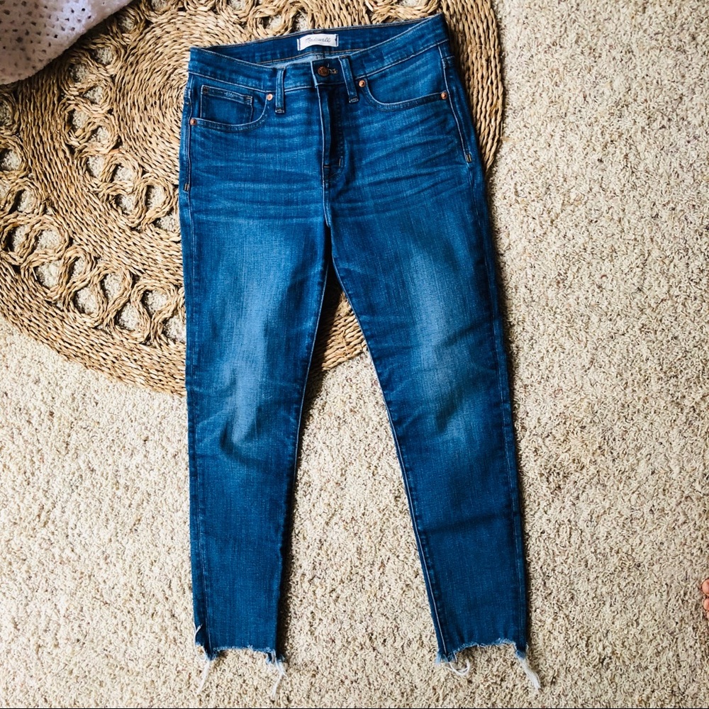 Madewell 9” High-Rise Skinny Crop Jeans